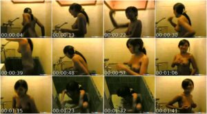 Seflshot Video Of Asian Chick Showering