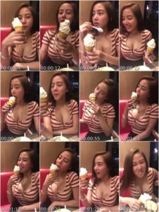 Xtine Anj Scandal Sinubo Ang Ice Cream Parang Burat ni Boyfie